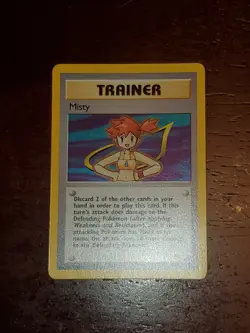 Pokemon TCG Trainer Misty 018/132 Gym Heroes Holo (Excellent/Lightly Played) - Image 3