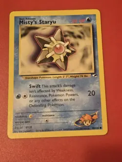 Pokemon TCG | Misty's Staryu 90/132 | Common | Gym Heroes | - Image 1