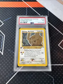 2002 POKEMON NEO DESTINY 1ST ED #110 SHINING NOCTOWL PSA 7 - Image 2