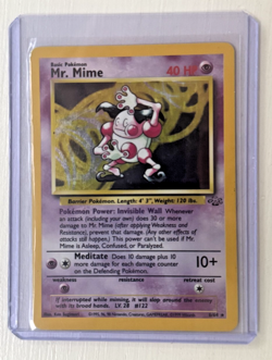 Pokemon TCG - Mr. Mime 6/64 Jungle Set - Holo Rare Vintage WOTC - Image 1