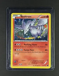 Reshiram 17/116 Plasma Freeze Pokemon Holo Rare - LP - Image 3