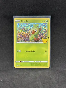 Grookey 2021 Pokemon McDonald's 25th Anniversary Holo Promo 8/25 NM MINT - Image 1