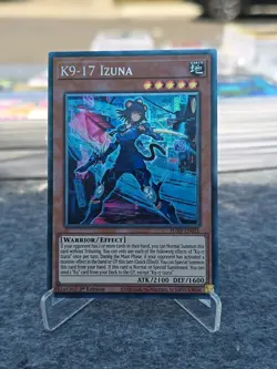 K9-17 Izuna 1st Edition Collector's Rare JUSH-EN031 Yu-Gi-Oh! - Image 1