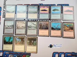 MTG Japanese FBB Beta Revised Plains Island Swamp Mountain Forest A CCGHouse RA - Image 1