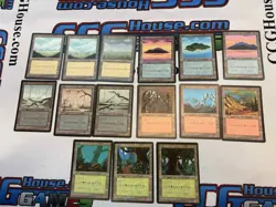 MTG Chinese FBB Beta Revised Plains Island Swamp Mountain Forest A B C *CCGHouse - Image 1