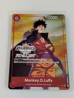 One Piece TCG Monkey.D.Luffy (P-001) (Offline Regional 2024 Vol. 2) [Finalist] - Image 1