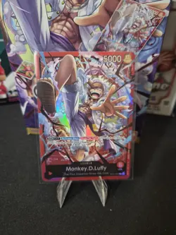 One Piece CCG Monkey.D.Luffy ST21-001 Leader English Edition Near Mint Condition - Image 1
