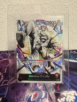 One Piece Monkey D Luffy ST21-001 Leader Alt Art Special Edition EX Gear 5 - Image 1