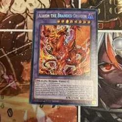Yugioh! Albion the Branded Dragon MP22-EN076 Prismatic Secret Rare 1st Nm - Image 1
