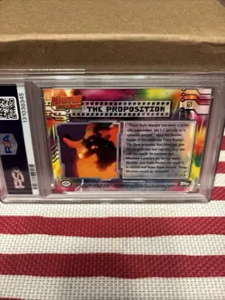 1999 Topps Pokemon First Movie #5 The Proposition Black Logo PSA 8 - Image 2
