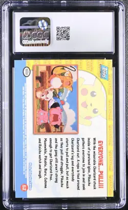 CGC 9 Everyone... Pull!!! Topps the First Movie 52 Silver Foil Pokemon Card - Image 2