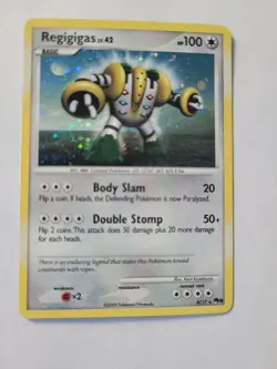 Regigigas 4/17 POP Series 9 Promo Holo Rare Pokemon Card - LP - Image 1