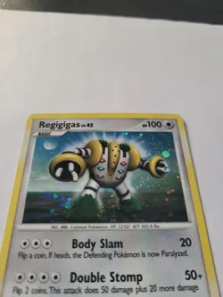 Regigigas 4/17 POP Series 9 Promo Holo Rare Pokemon Card - LP - Image 5