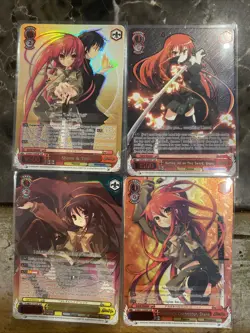 Weiss Schwarz Shakugan No Shana English Lot Of 4 SHP Cards - Image 1