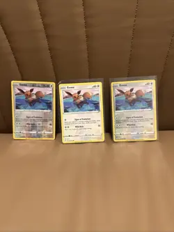 Eevee Shining Fates Base And Reverse Holo Card LOT 052/072 Near Mint Condition - Image 1
