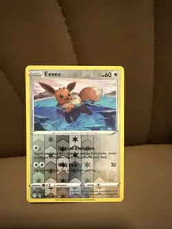 Eevee Shining Fates Base And Reverse Holo Card LOT 052/072 Near Mint Condition - Image 5