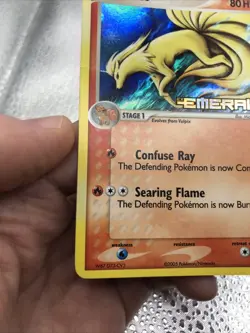 Ninetales Stamped Pokemon Card TCG Emerald Reverse Holo 38/106 - Image 5