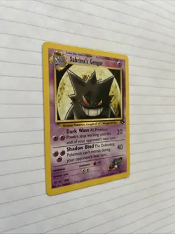 Pokemon TCG Sabrina's Gengar Card 29/132 Gym Challenge LP Condition - Image 2