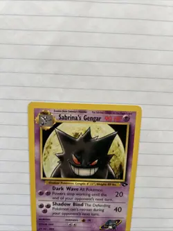 Pokemon TCG Sabrina's Gengar Card 29/132 Gym Challenge LP Condition - Image 4