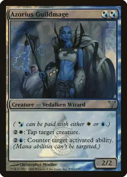 FOIL Azorius Guildmage NM Prerelease Promo MTG Magic the Gathering English Card - Image 1