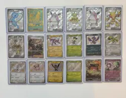 Pokemon Paldean Fates 18 Card Lot, Mew And Baby Shinys - Image 1