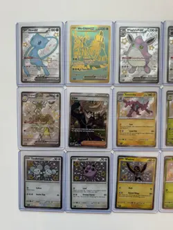 Pokemon Paldean Fates 18 Card Lot, Mew And Baby Shinys - Image 2