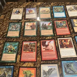 102 Lot of Bulk Magic the Gathering Cards Mixed Sets 1990’s Unplayed Cards - Image 2