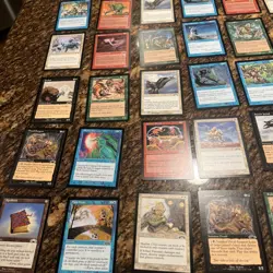 102 Lot of Bulk Magic the Gathering Cards Mixed Sets 1990’s Unplayed Cards - Image 5