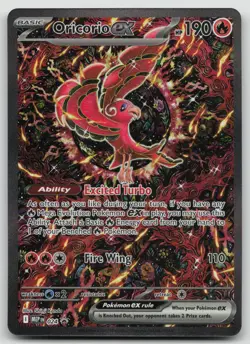 Pokemon TCG Oricorio EX Promo 024 Card Near Mint Condition - Image 1