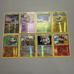 Pokemon TCG Lot of 8 vintage 2016 reverse Holo Cards - Image 1