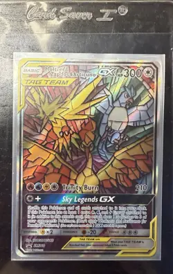 Pokemon Moltres & Zapdos & Articuno GX TAG TEAM Full Art Promo Holo SM210 Card🔥 - Image 1