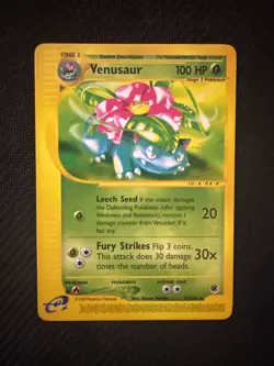 Pokemon Card - Venusaur Expedition 67/165 Rare Non-Holo - Image 3