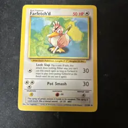 Farfetch'd Base Set 27/102 Uncommon Pokemon Card D8 - Image 1