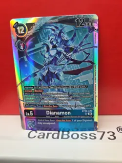 Digimon Card Game Dianamon BT22-077 SR Cyber Eden - Image 2