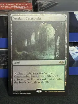 Verdant Catacombs MTG Modern Horizons 2 MH2 Unplayed New Mint Card # 260 - Image 1