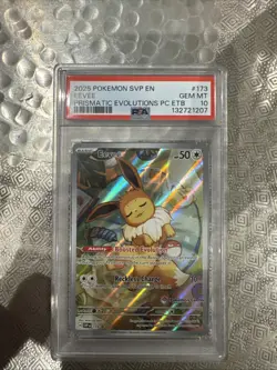 Eevee Prismatic Evolutions - Pokemon Center Promo - PSA 10 GEM Mint - Pokemon - Image 1