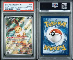 EEVEE PRISMATIC EVOLUTIONS POKEMON CENTER PROMO PSA 10 GEM MINT #173 #3 - Image 1