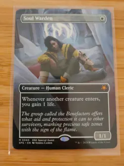 MTG Soul Warden (Borderless) 0065 Duskmourn M/NM Free UK P&P - Image 1