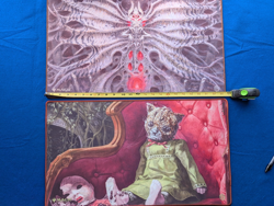Magic The Gathering Duskmourn Playmats Valgavoth Twitching Doll & 2 Deck Boxes - Image 1