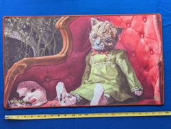 Magic The Gathering Duskmourn Playmats Valgavoth Twitching Doll & 2 Deck Boxes - Image 3