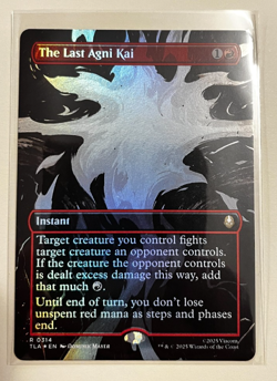 MTG - Avatar - The Last Agni Kai Borderless Foil - Rare 0314 - Image 1