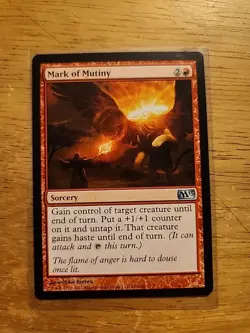 Mark of Mutiny - Core Set 2013 M13 - MTG Magic - Uncommon - Red Sorcery - Image 1