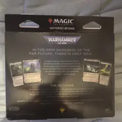 Magic: The Gathering Warhammer 40K Necron Dynasties Collector's Surge Foil Deck. - Image 2