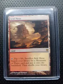 Magic The Gathering MTG Zendikar #211 Arid Mesa - Image 3