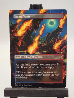 Steam Vents (Borderless) Lorwyn Eclipsed Regular MTG #348 - NM - Image 2