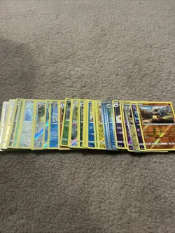 Pokemon Card 50pcs Reverse Holo Bundle Bulk Lot Pokemon TCG Cards No Duplicates - Image 1