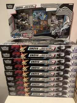 POKEMON TCG SCARLET & VIOLET BLACK BOLT & WHITE FLARE UNOVA HEAVY HITTERS LOT 10 - Image 1
