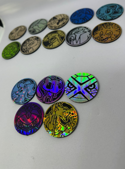 Pokemon TCG lot of 20 Official Coins Jumbo and Standard (No Duplicates) - Image 3