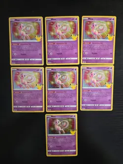 Pokemon TCG Celebrations- Holo Mew 011/025 Rare - Card Lot Of 16 - Image 3