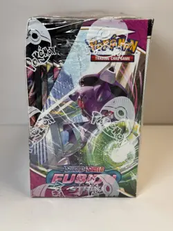 READ Pokemon TCG Fusion Strike Booster Box Sword & Shield New Factory Sealed #4 - Image 3